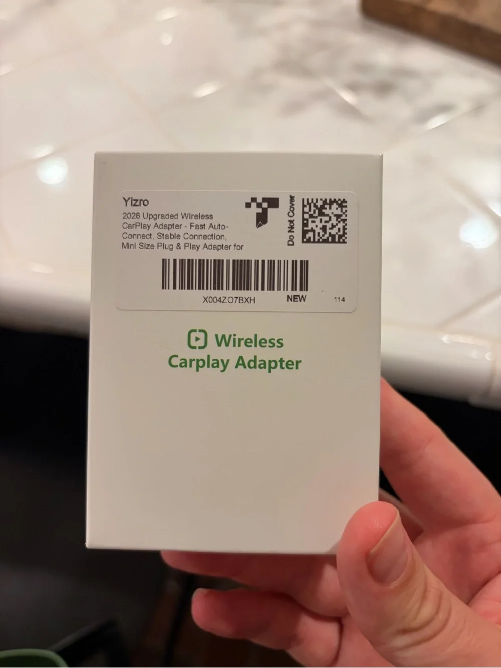 Wireless CarPlay Adapter for iPhone & Android — Black